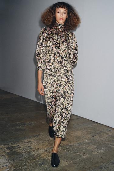 ZW COLLECTION FLORAL MIDI DRESS - Multicoloured by Zara - Image 1