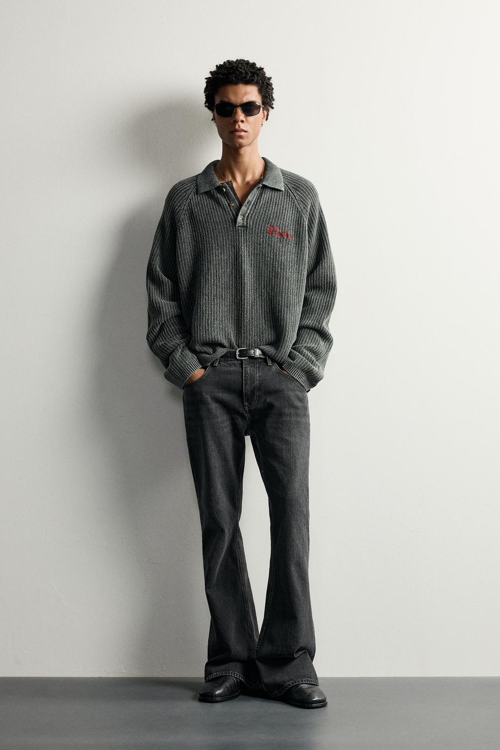 EMBROIDERED ZIP JUMPER
