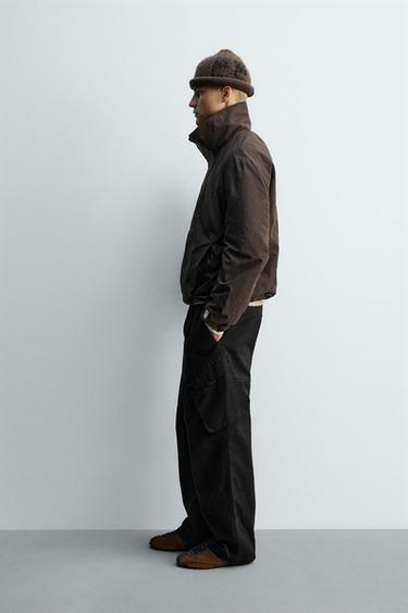 VESTE COUPE-VENT TECHNIQUE ANORAK X SR_A - Chocolat de Zara - Image 3