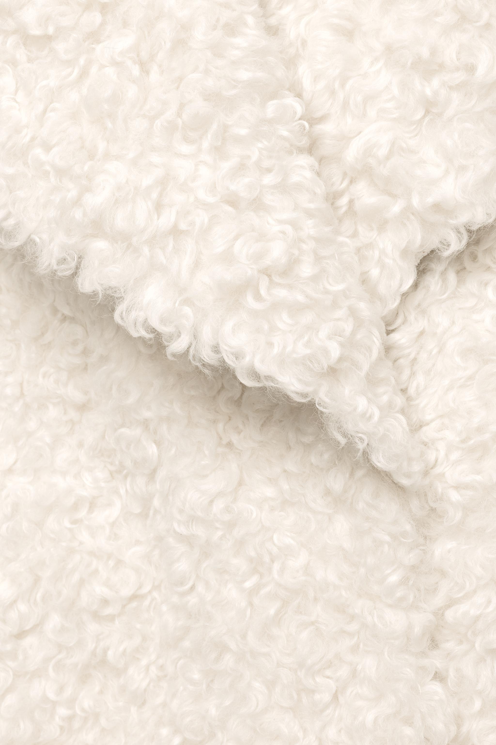 LUDOVIC DE SAINT SERNIN x ZARA FLEECE COAT