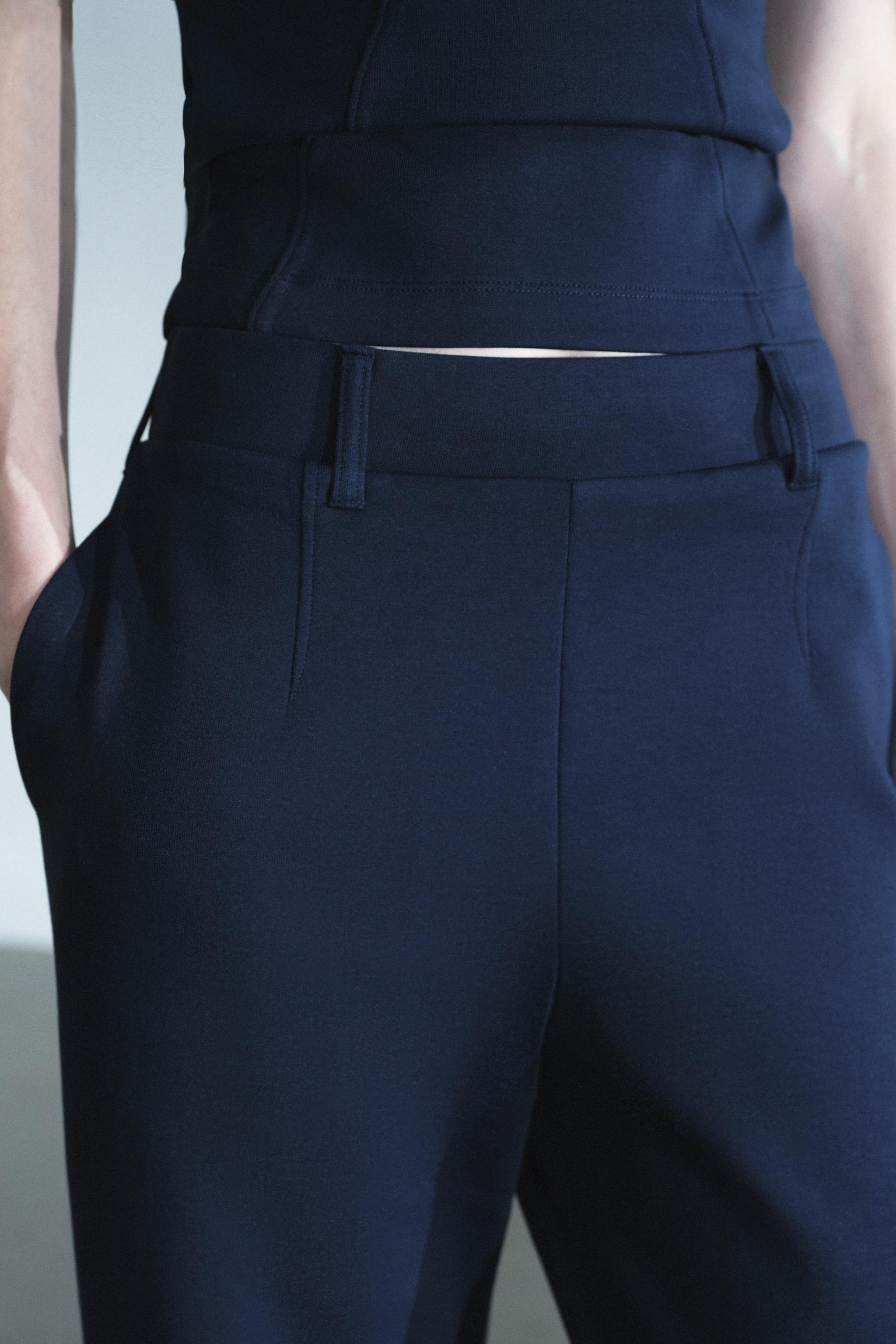 Zara Pensli İnterlok Pantolon görsel 6