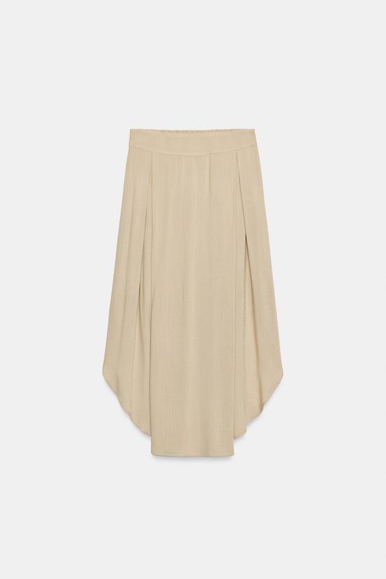 FALDA FLUIDA ASIMÉTRICA - Arena de Zara - Imagen 0