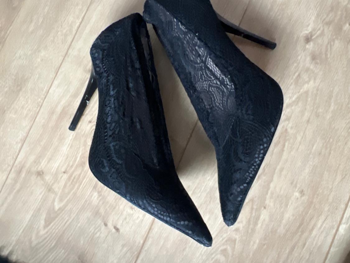 HIGH HEEL LACE COURT SHOES - Image 6