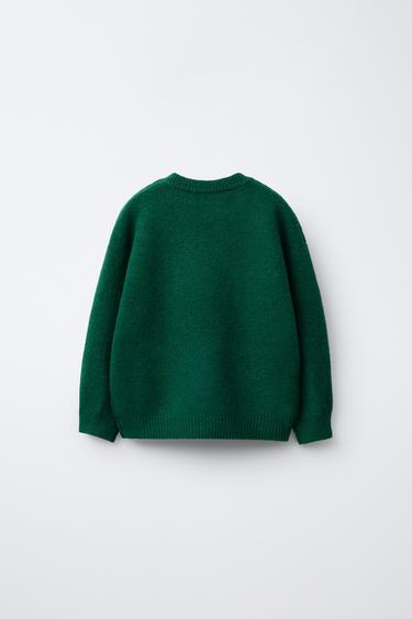 PULL EN MAILLE THE GRINCH ™ DR. SEUSS ENTERPRISES © - Vert de Zara - Image 1