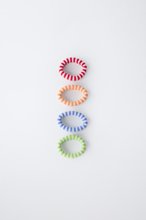 PACK CUATRO COLETEROS RAYAS - Multicolor de Zara - Imagen 0