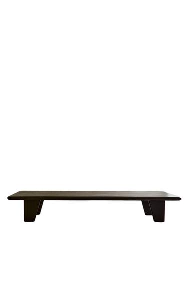 Zara FIR WOOD COFFEE TABLE - Black