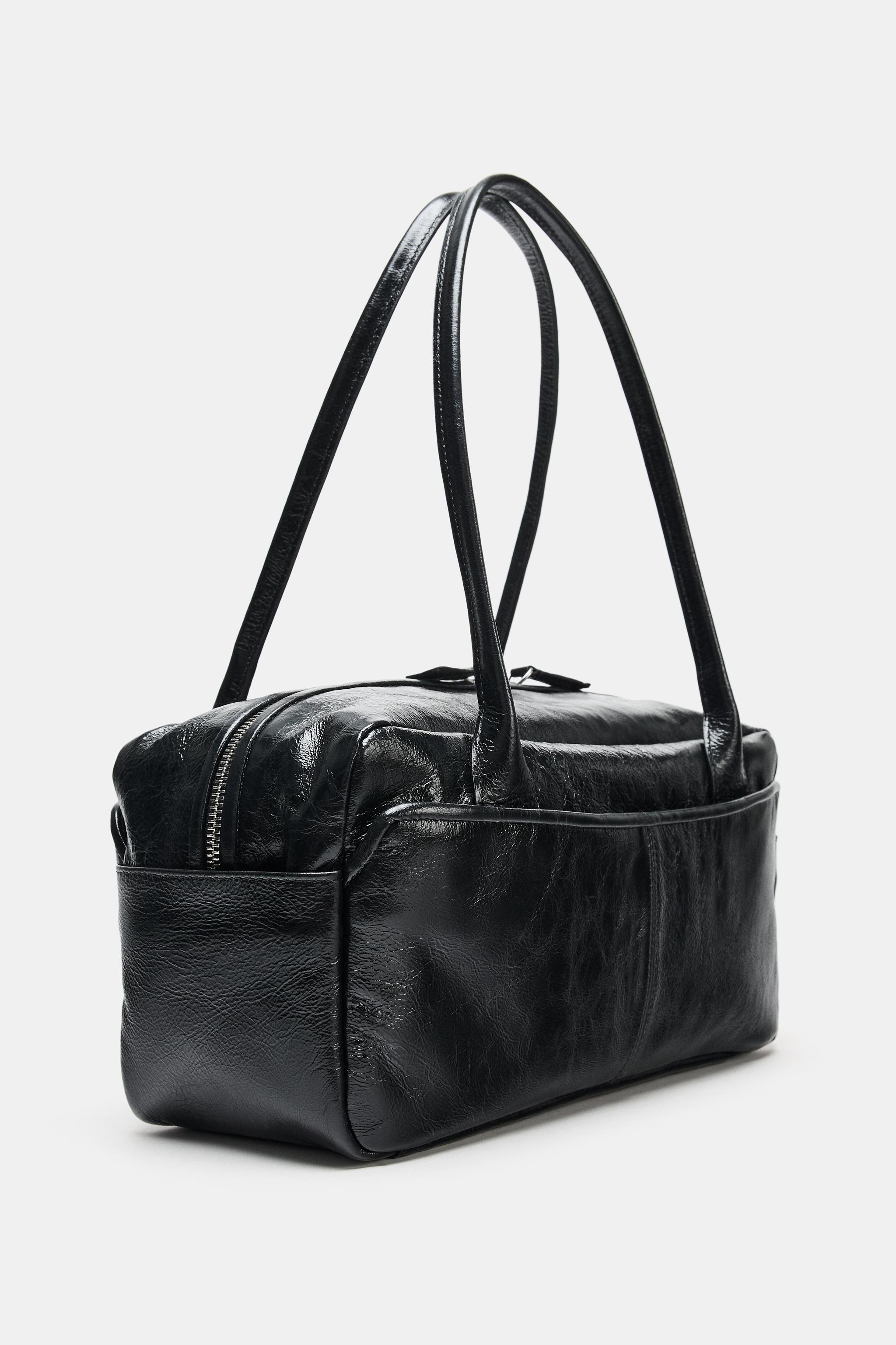 LEATHER BOWLING BAG