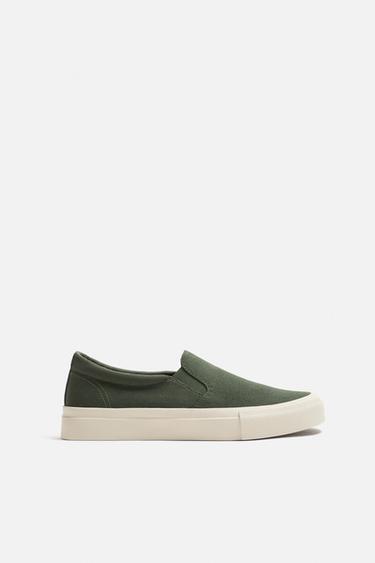 FABRIC TRAINERS - Green by Zara - Image 0