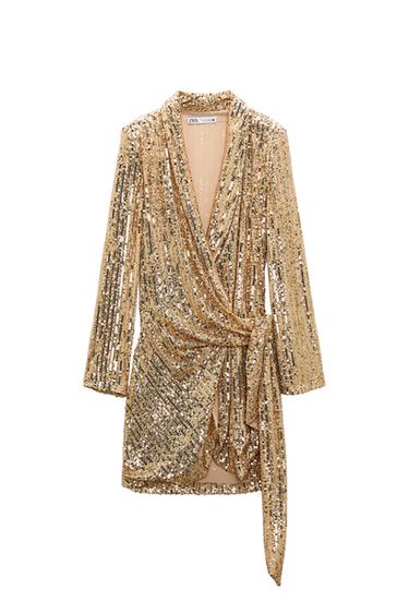 SHORT SEQUIN DRESS