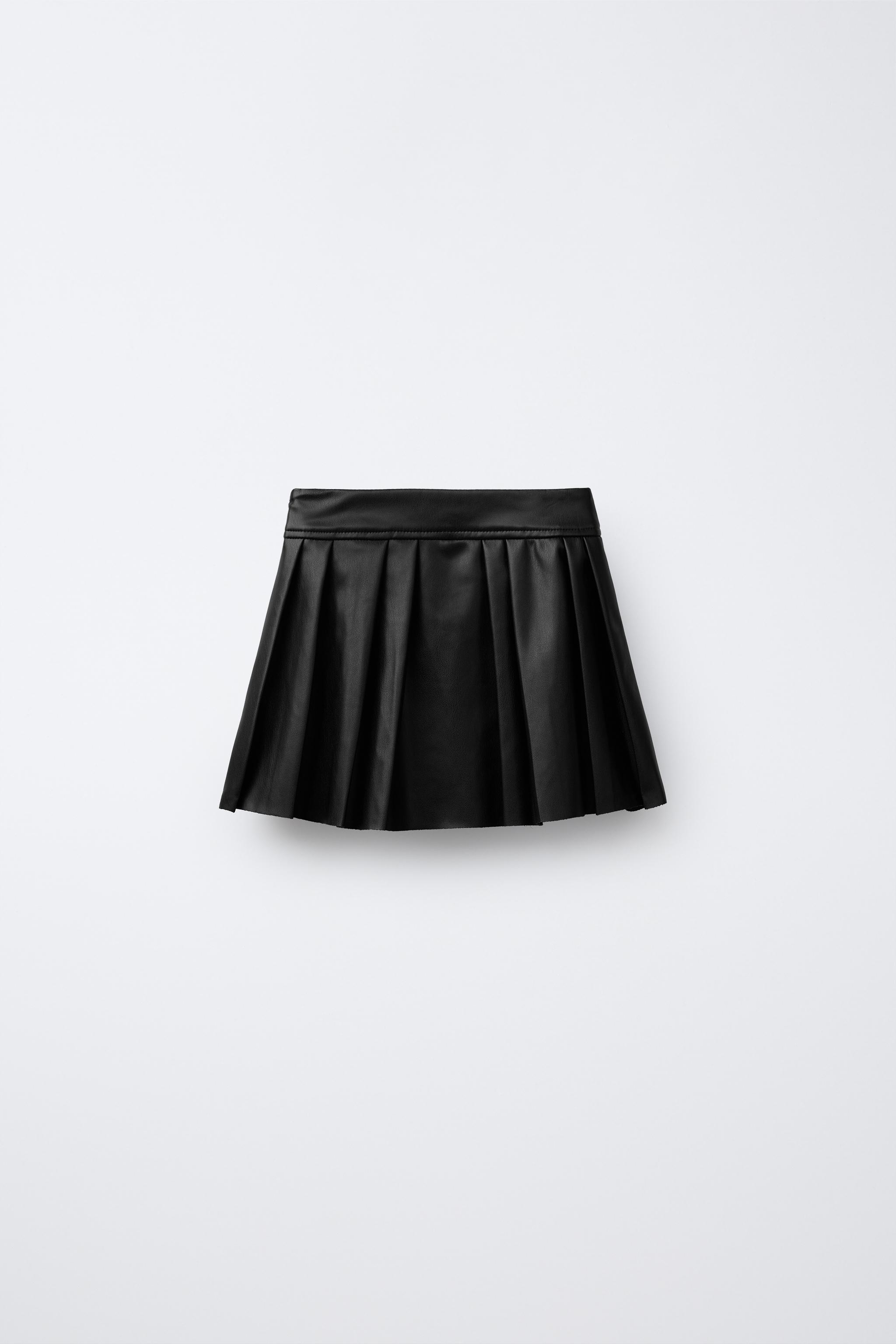 スカート ANDMARY Coco check pleats skirt black S ANDMARY】Coco check pleats skirt