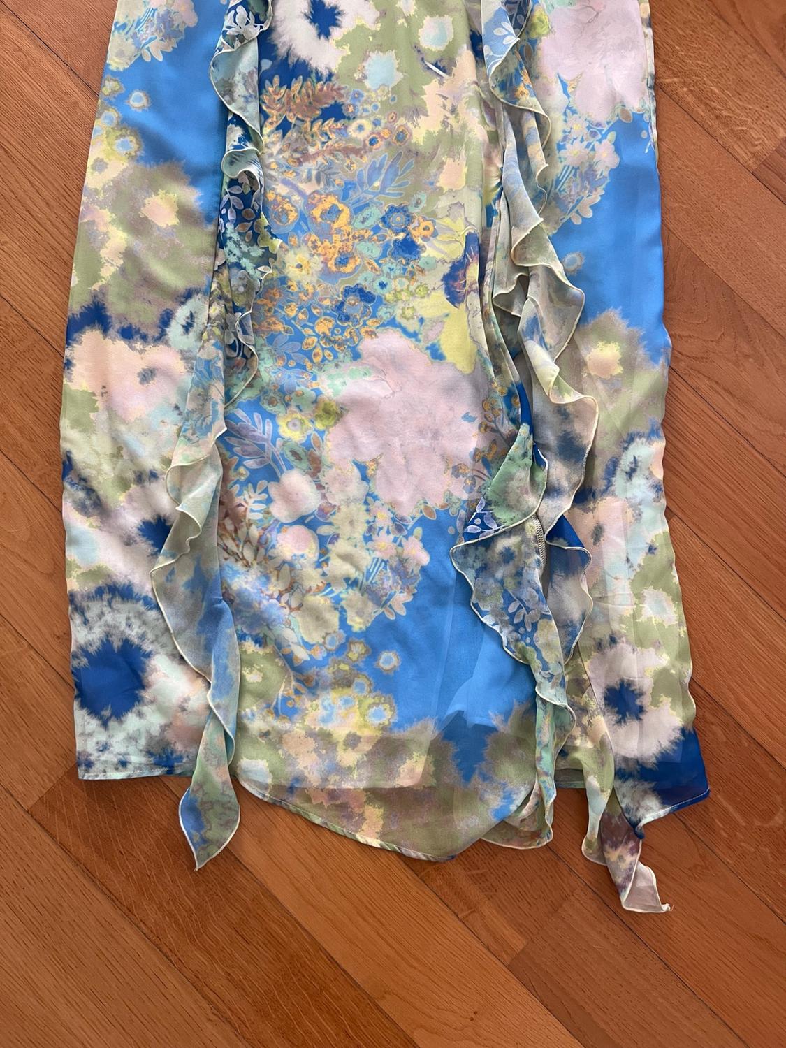 RUFFLED PRINTED DRESS - Image 3