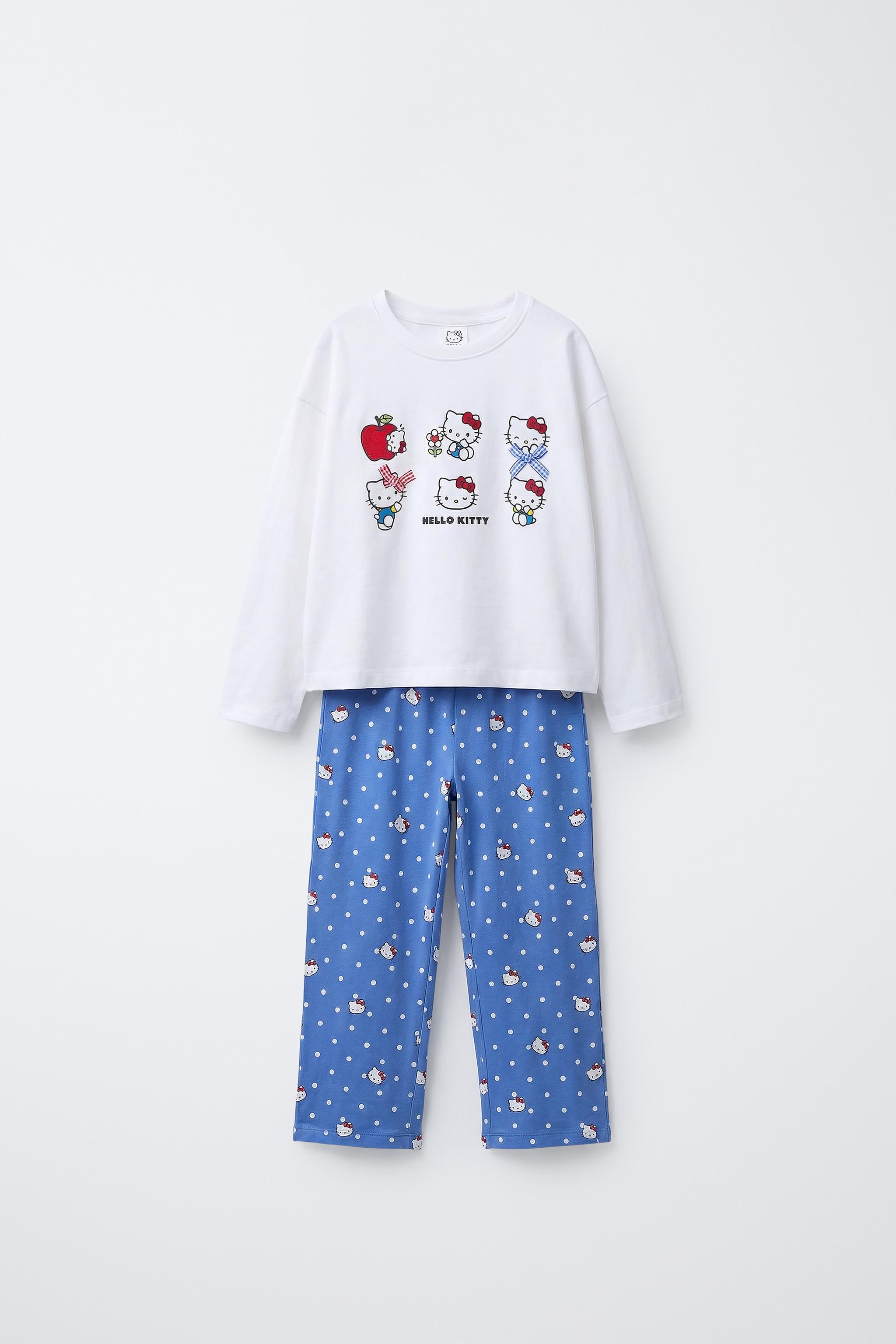 2-6歳/ HELLO KITTY © SANRIO パジャマ - ブルー | ZARA Japan / 日本
