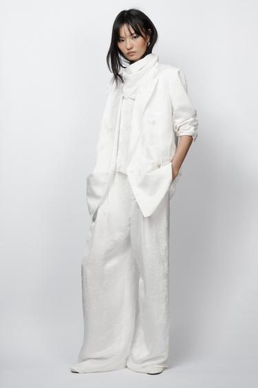 ENSEMBLE BLAZER ET PANTALON JACQUARD ZW COLLECTION LIMITED EDITION -  de Zara - Image 3