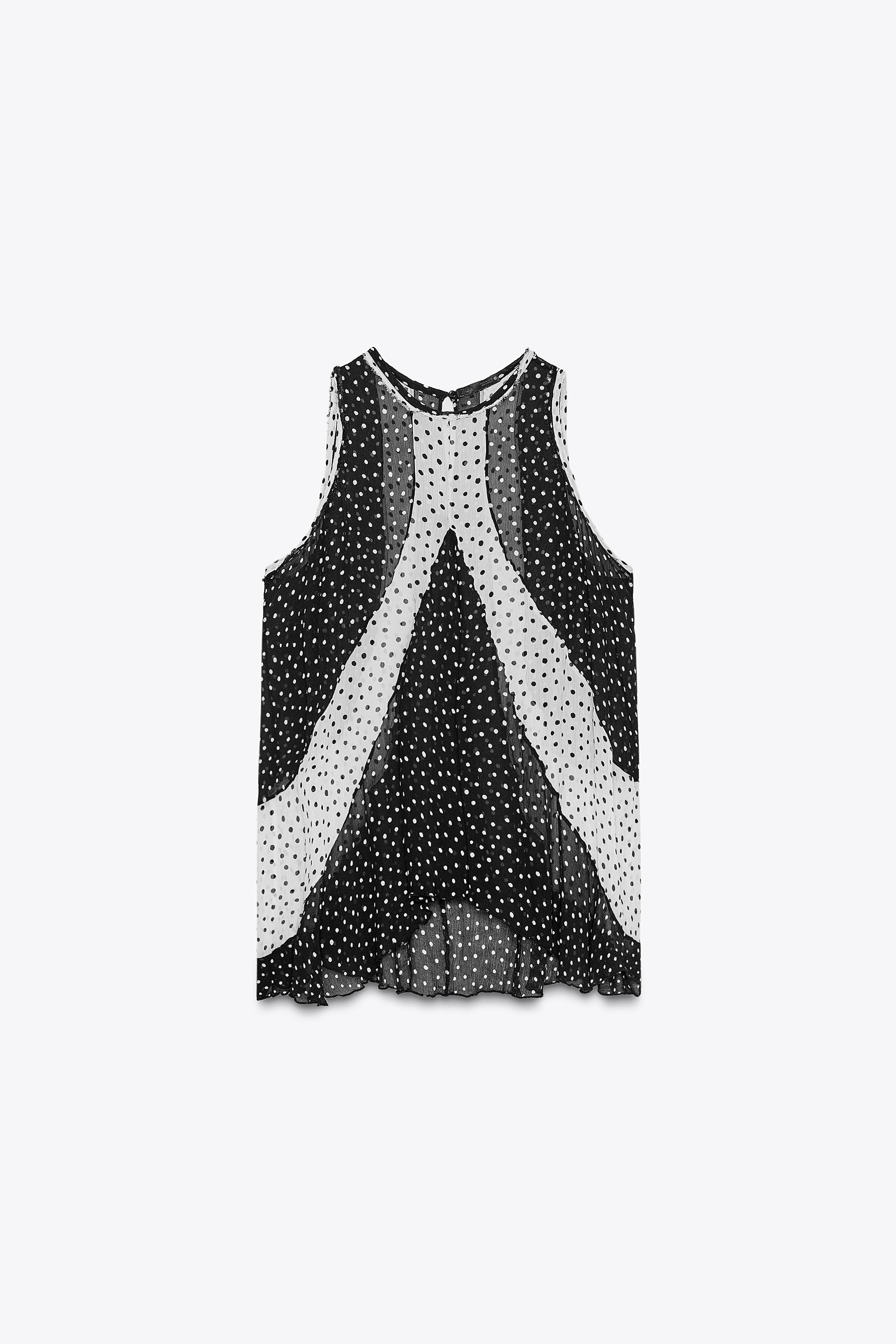 TOP À POIS ZW COLLECTION