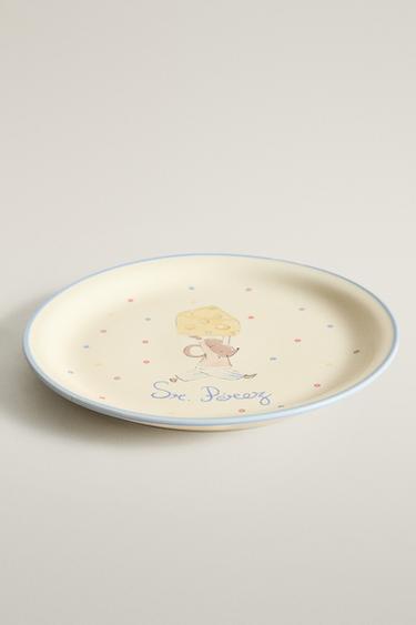 KIDS' CERAMIC MR. PÉREZ PLATE — Multicolored 2