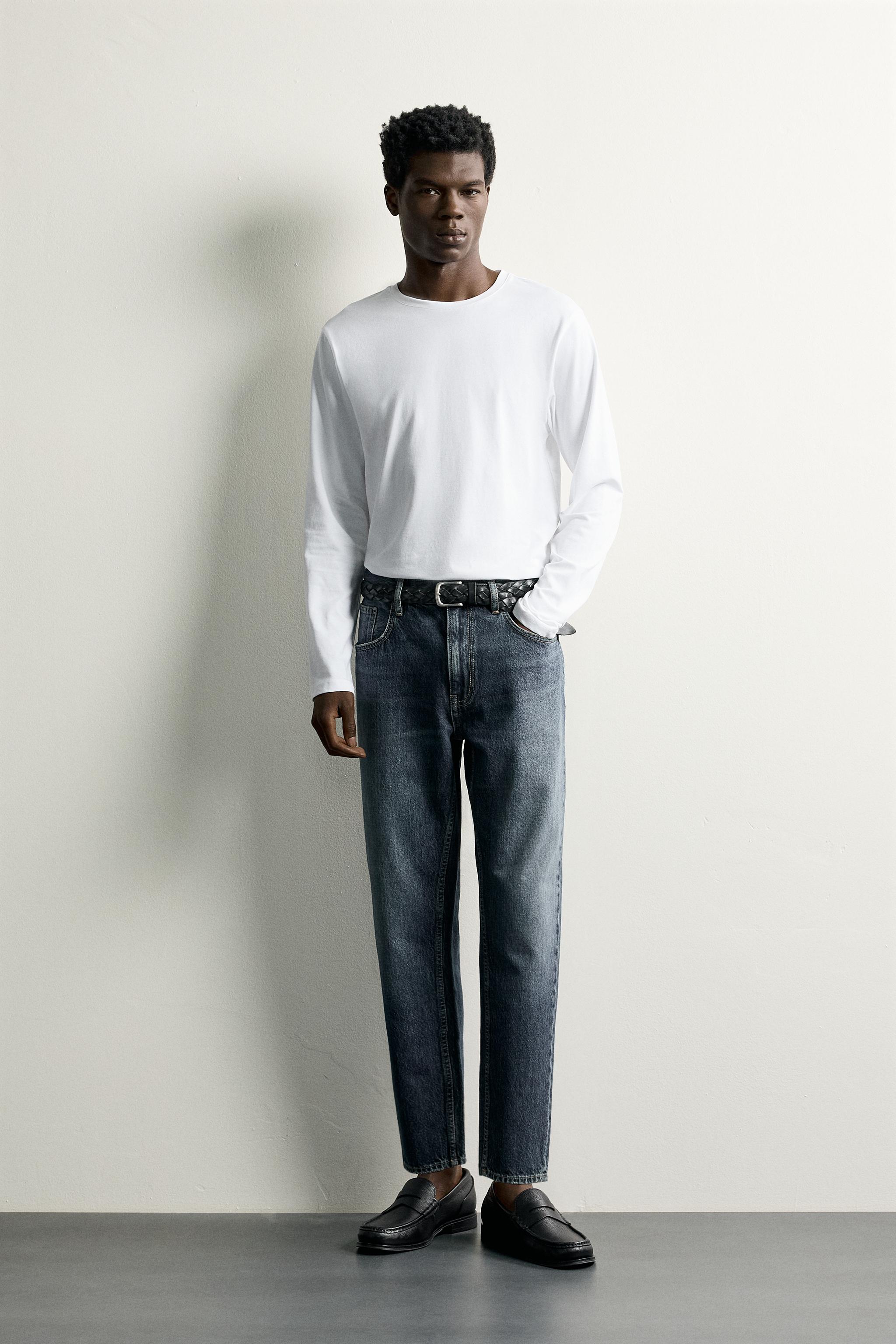 Zara SLIM CROPPED FIT JEAN