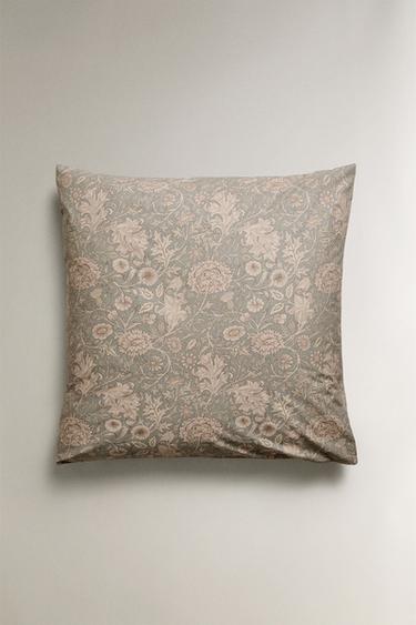TAIE D’OREILLER PERCALE DE COTON MORRIS & CO. - Bleu de Zara - Image 1