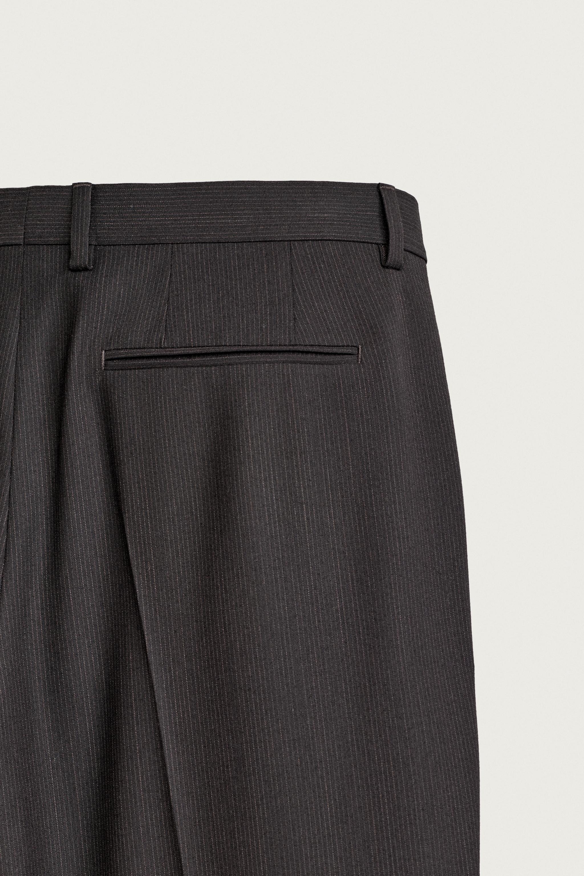 PANTALON REGULAR FIT COSTUME RAYURES