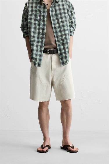 BERMUDA BOLSO CARPINTEIRO - Pedra da Zara