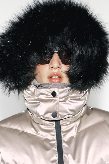 ПУХОВИК WATER RESISTANT WINDPROOF RECCO® TECHNOLOGY SKI COLLECTION - Кава Zara