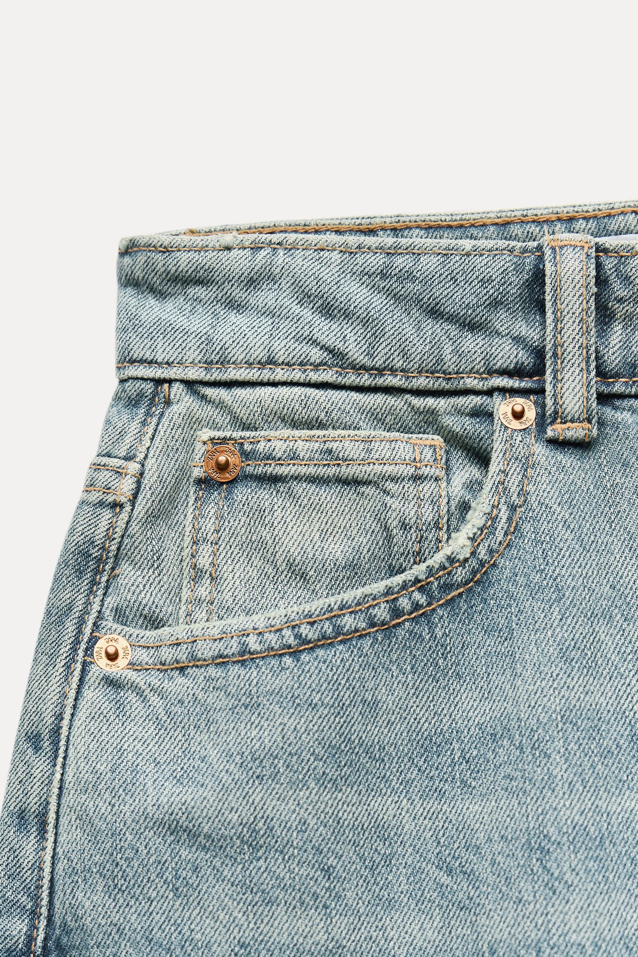 TRF MID WAIST BAGGY BALLOON JEANS - Indigo | ZARA United States