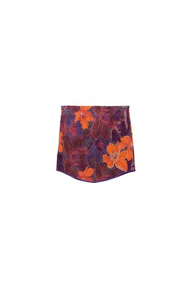 SHORT JACQUARD SKIRT