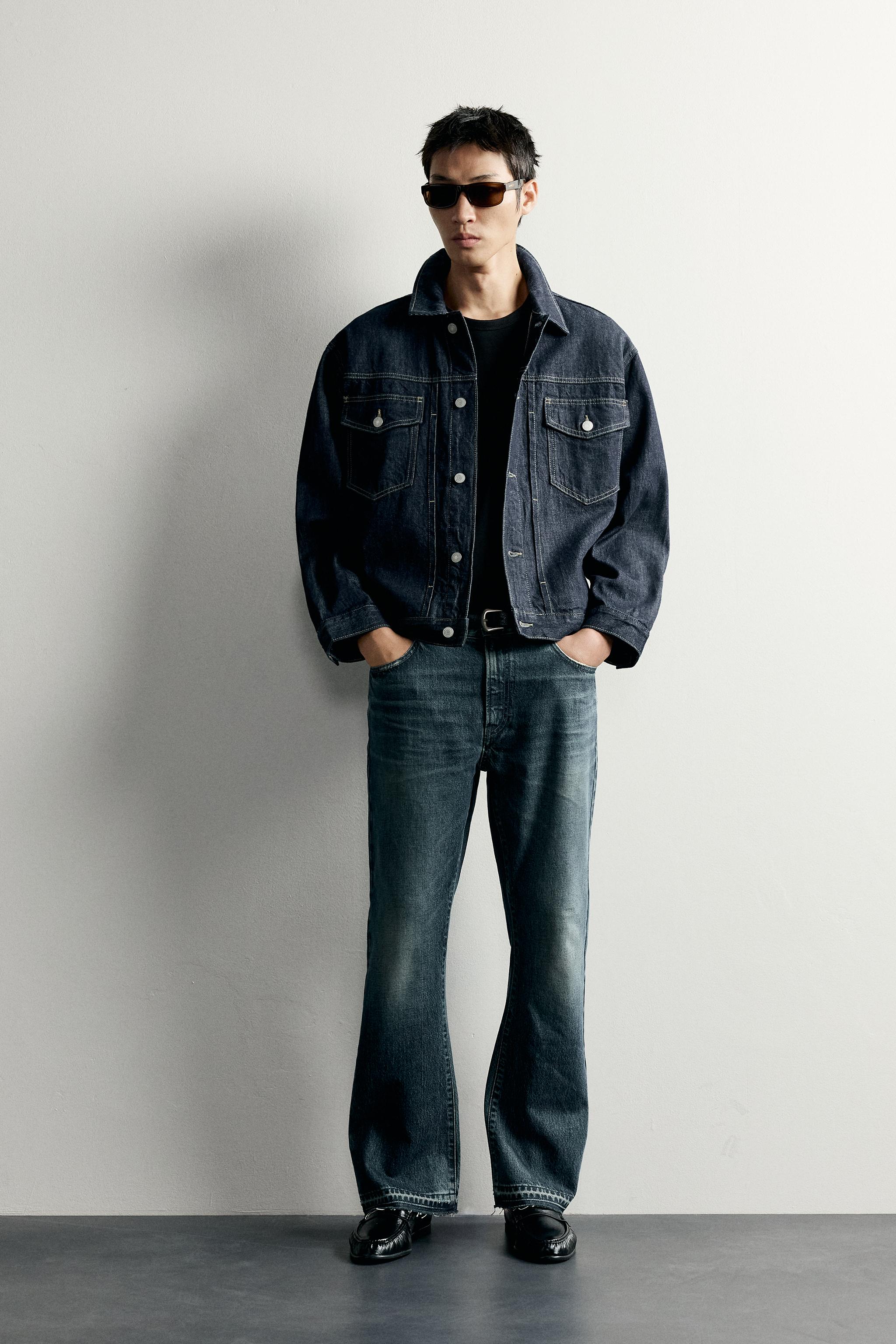 JAQUETA JEANS OVERSIZED FIT - Índigo | ZARA Brasil