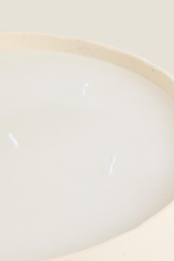 BOUGIE DÉCORATIVE CÉRAMIQUE - Blanc de Zara - Image 3