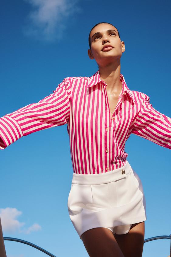 Camicia Oversize Camicia Pesante Zara Camicie Rosse Zara Camicie