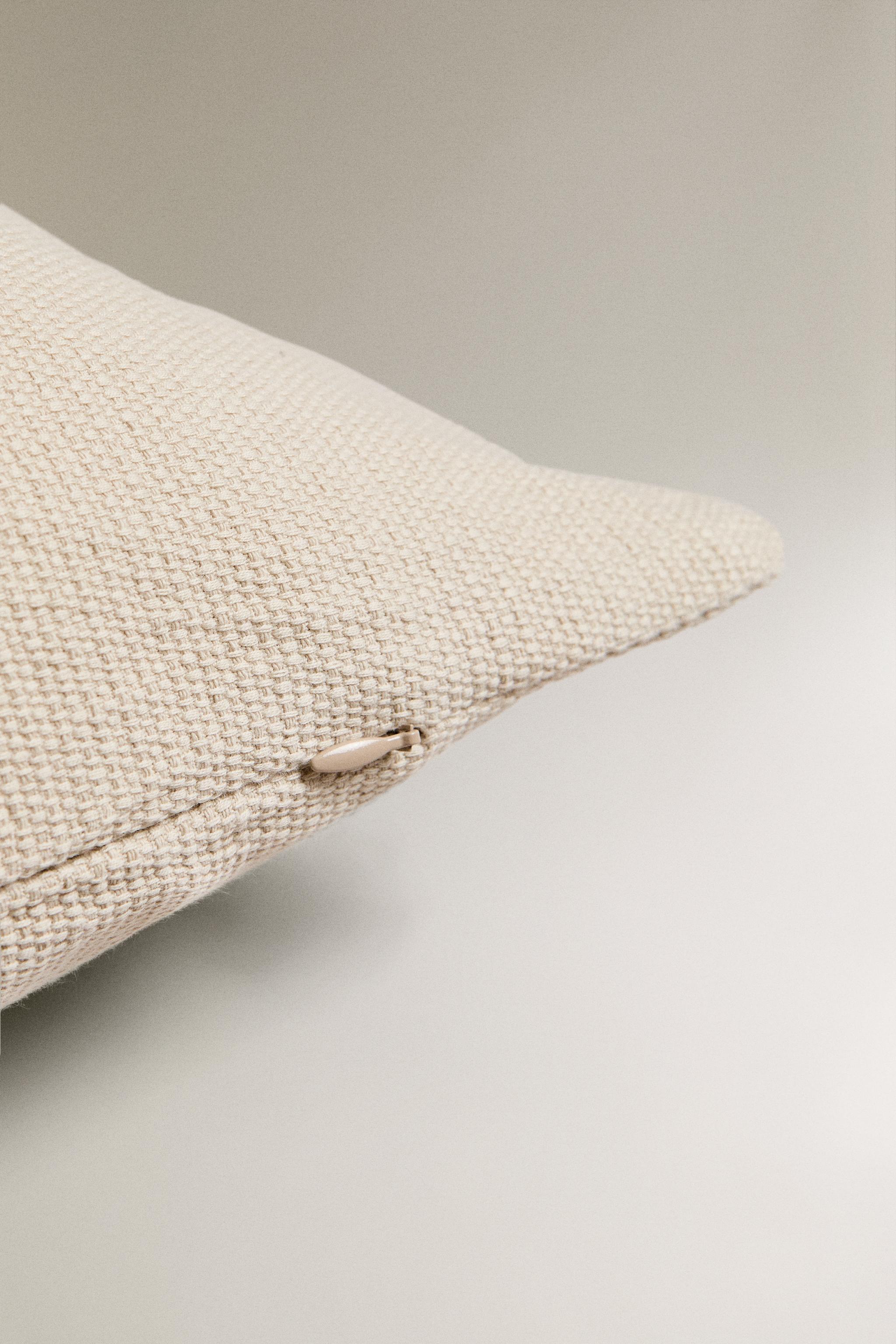 HOUSSE DE COUSSIN COTON TEXTURE