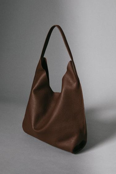 Zara Medium nappa leather shoulder bag - white - Image 0