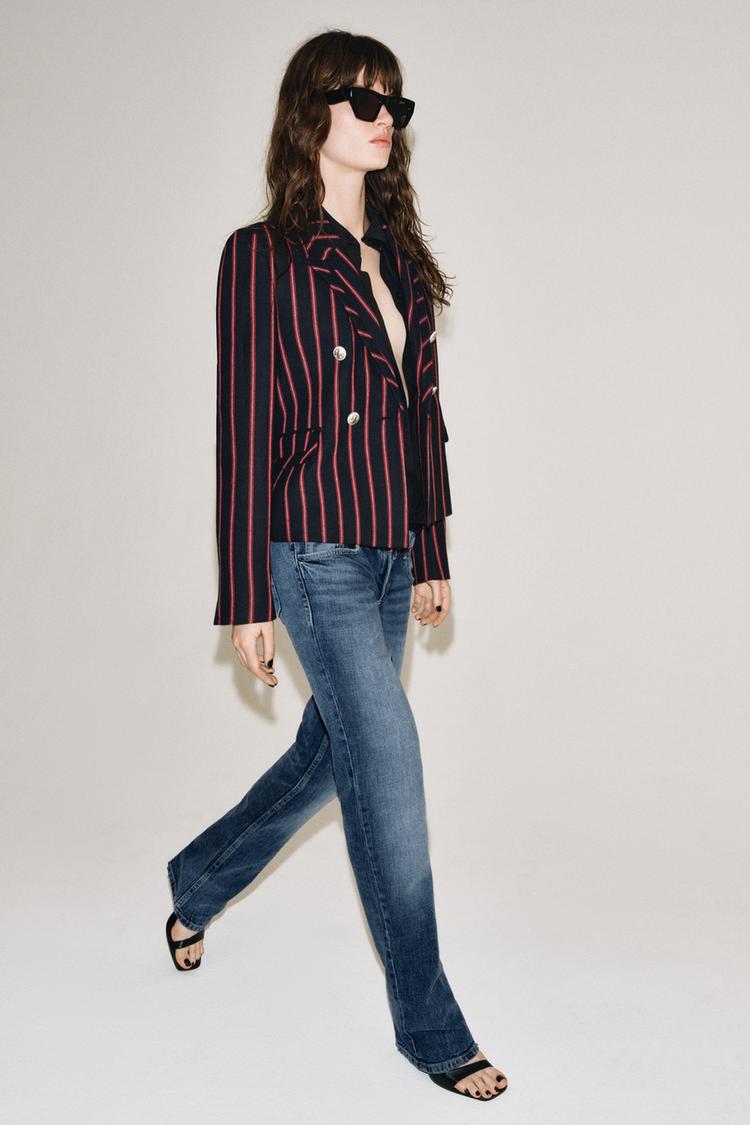 Jeans zw collection straight fit tiro alto