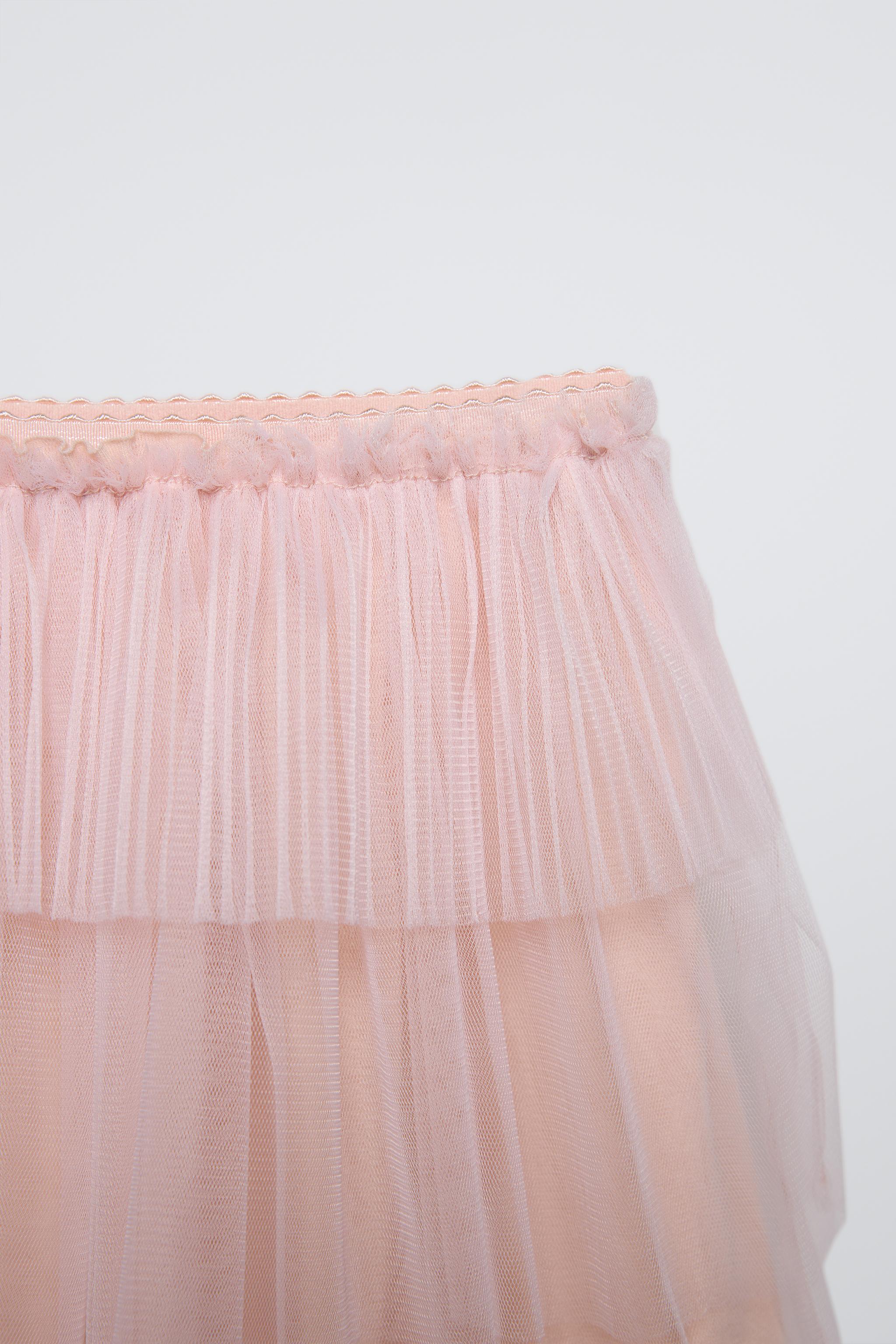 Zara pink tutu skirt top