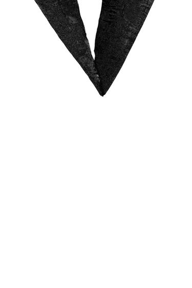 WRINKLED ORGANZA BLAZER - Black by Zara