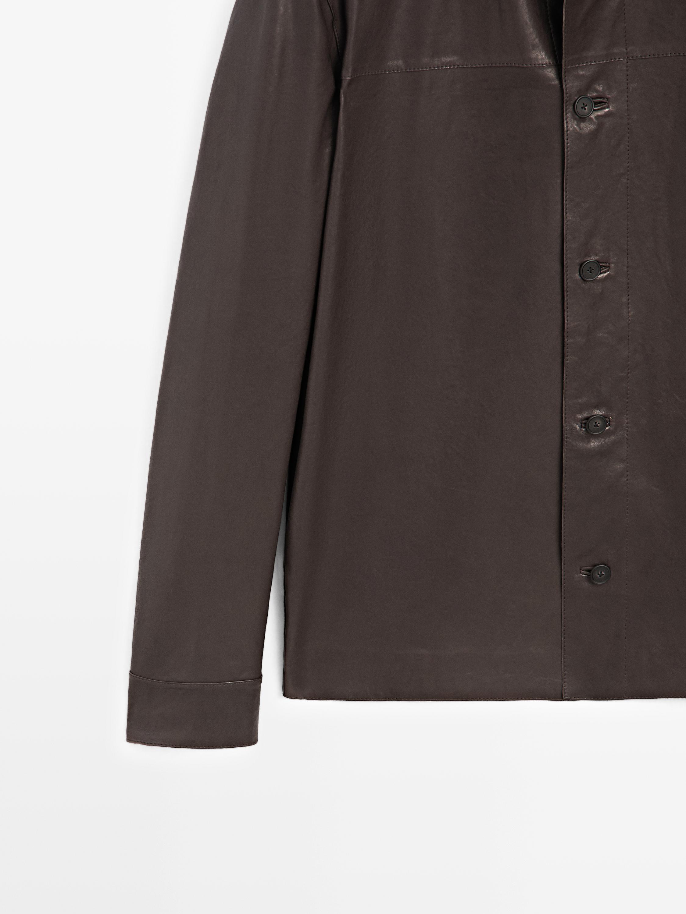 Surchemise en cuir nappa - LIMITED