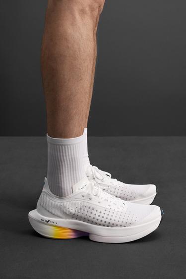 Zara LONG DISTANCE RUNNING SNEAKERS - White - Image 0