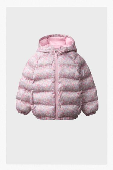 ULTRA-LIGHTWEIGHT FLORAL WATER-REPELLENT JACKET - Pink by Zara