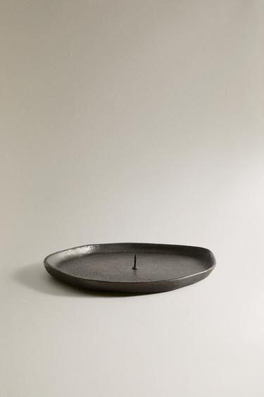 BOUGEOIR MÉTAL - Noir de Zara