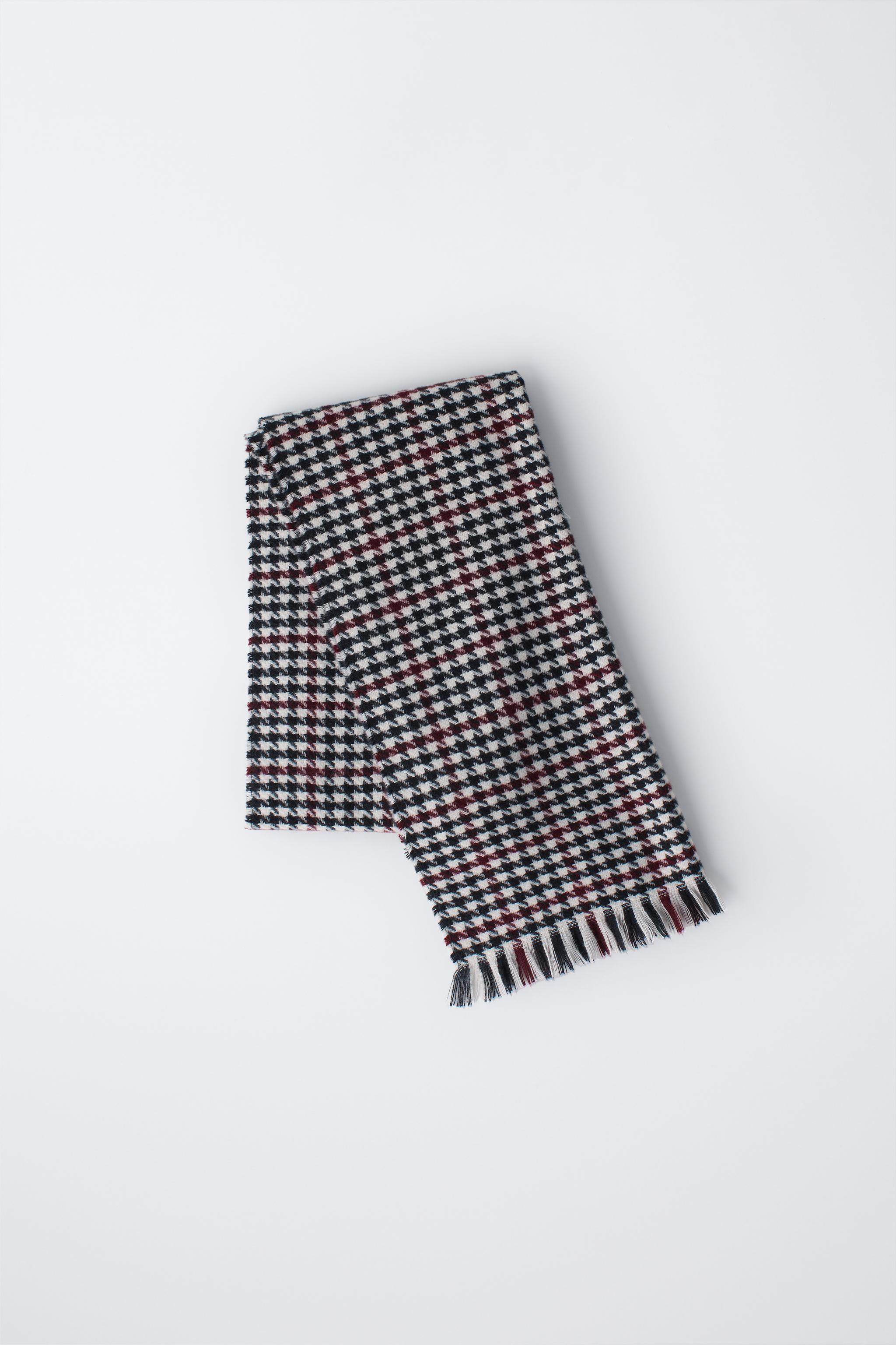 SOFT TOUCH HOUNDSTOOTH SCARF