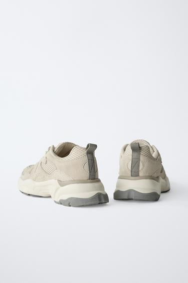 TENNIS AVEC EMPIÈCEMENTS - Marron sable de Zara - Image 5