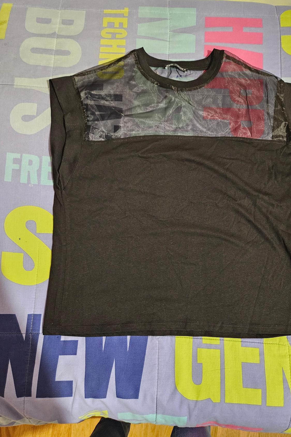 ORGANZA CONTRAST T-SHIRT