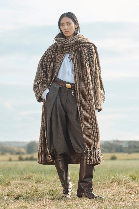 EKOSEN DESENLİ ATKILI KABAN LIMITED EDITION