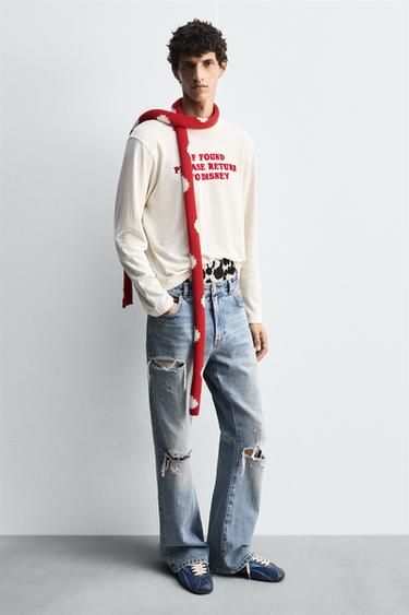 Zara HARRY LAMBERT FOR ZARA X DISNEY 真皮運動鞋 - 藍色 - 圖片 0