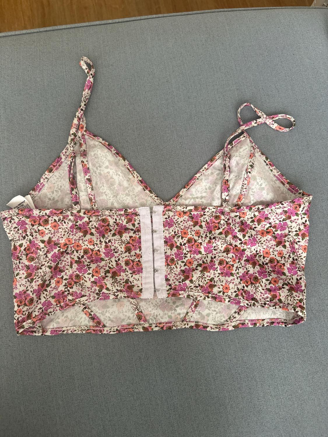 PRINTED CORSET TOP - Image 2