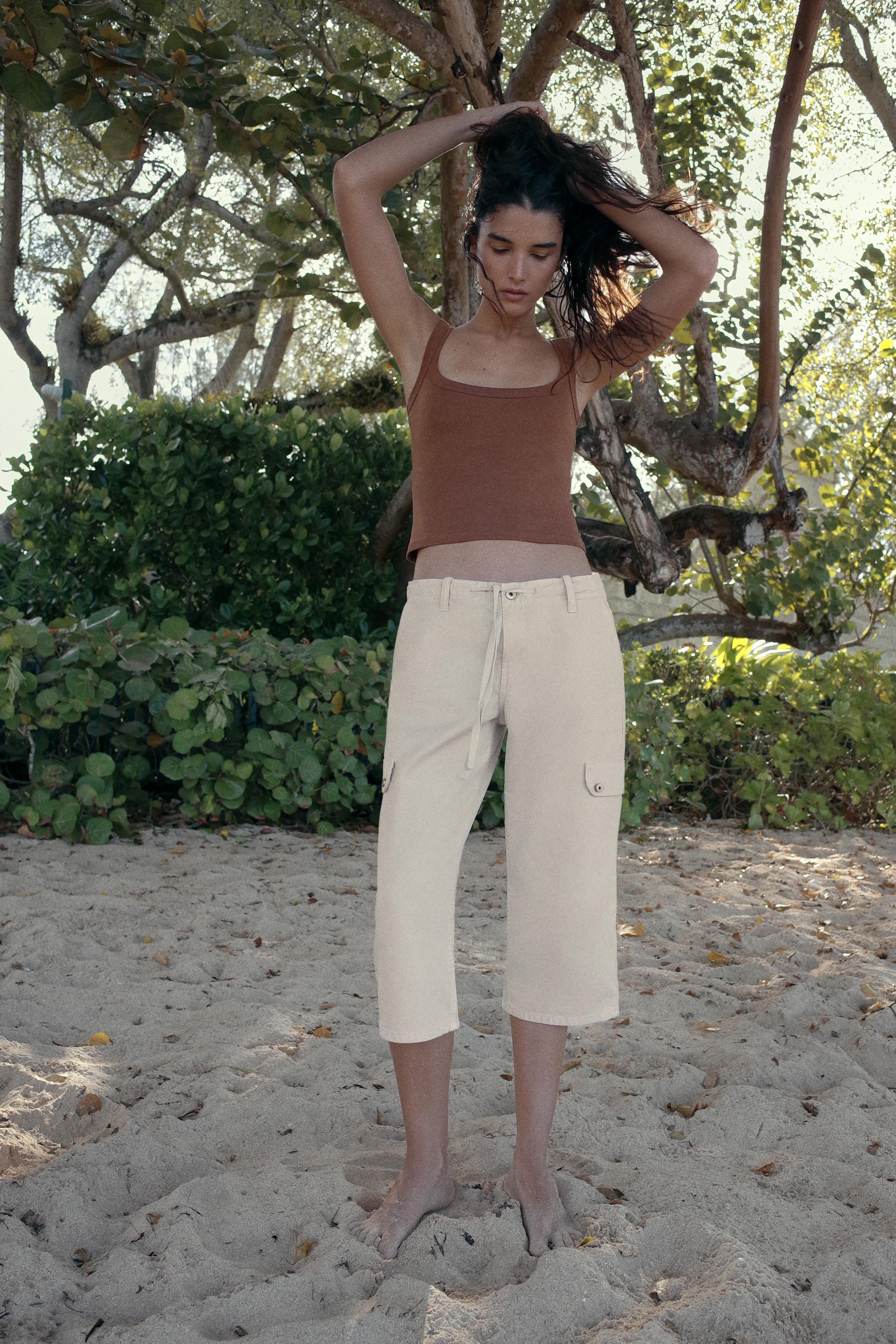 PANTALON CAPRI CARGO