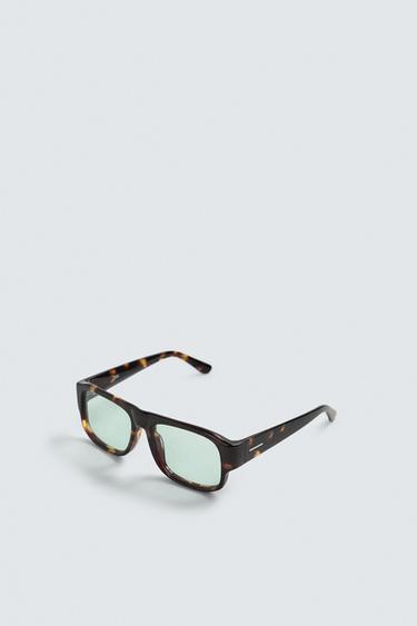 LUNETTES DE SOLEIL CARRÉES - Écaille de Zara - Image 4