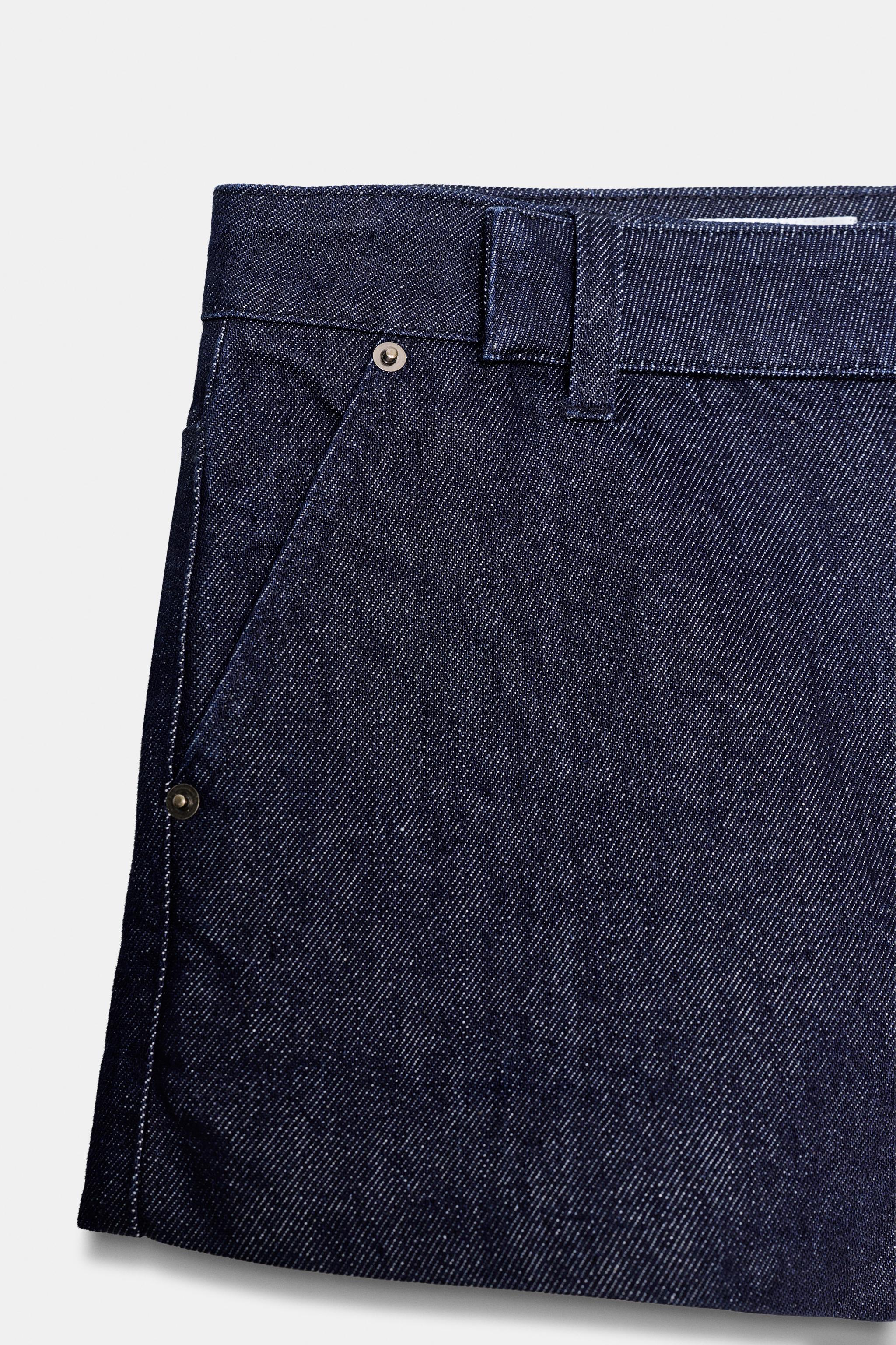 SHORT EN DENIM TRF TAILLE NORMALE