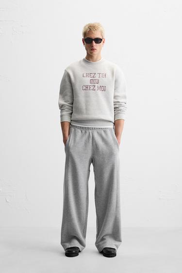 PANTALÓN JOGGER STRAIGHT FIT - Gris vigoré de Zara - Imagen 0