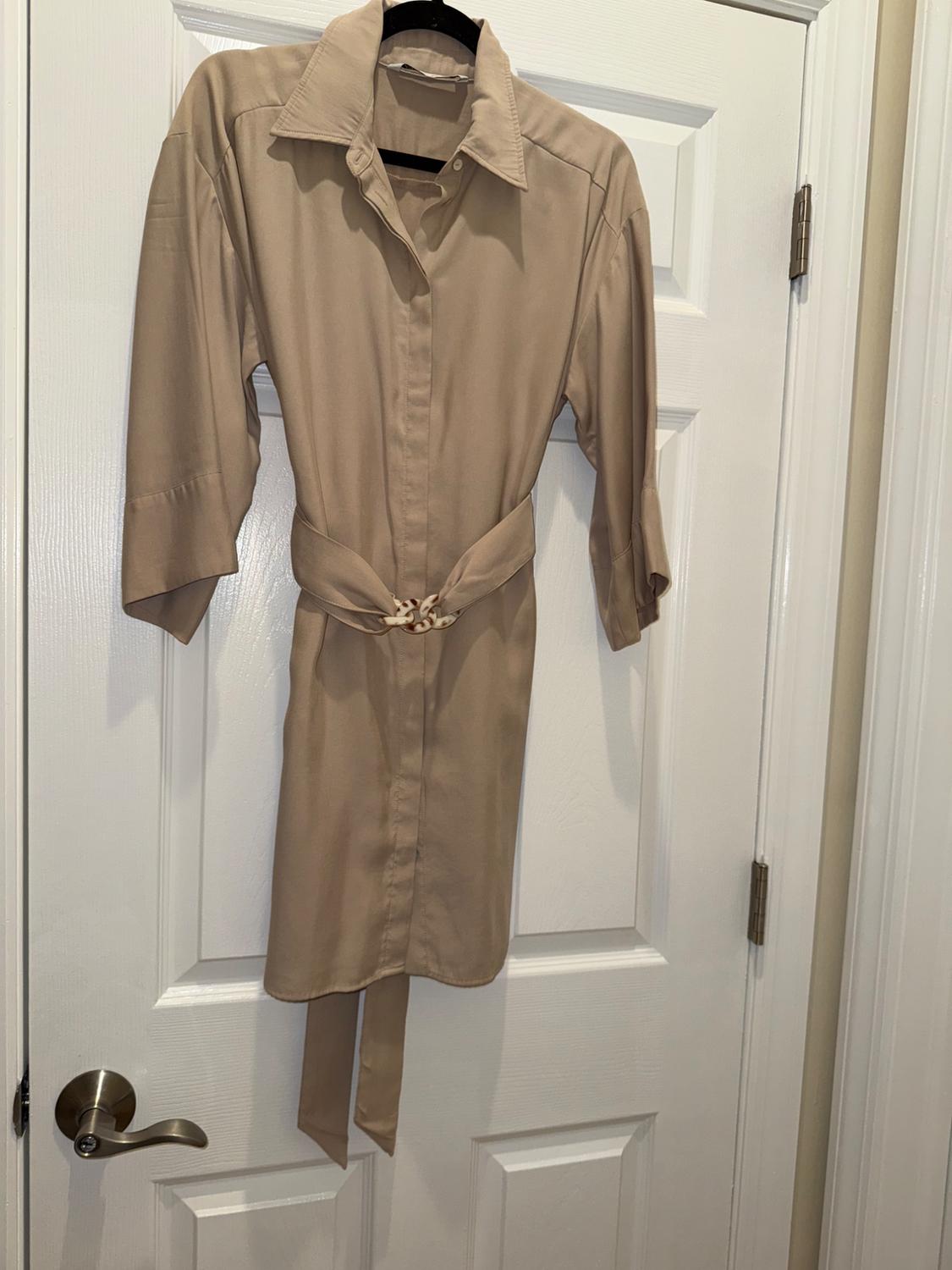 BELTED SHIRT DRESS