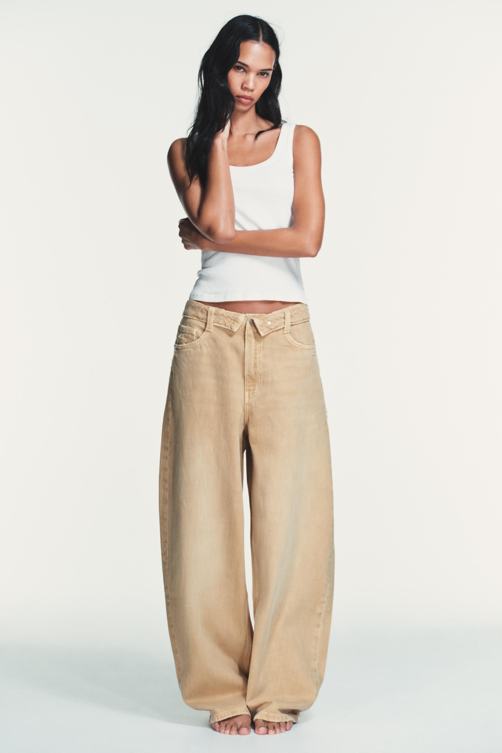 Zara Pantalon Femme Confortable Élégant et Stylé Noir Taille S Noir - Prêt-à-Porter Zara Pantalon Femme Confortable Élégant et Stylé Noir Taille S Noir - Prêt-à-Porter